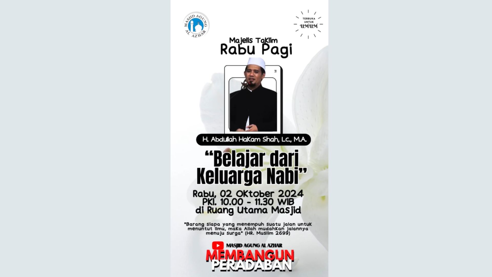 Majelis Taklim Rabu Pagi, 02 Oktober 2024